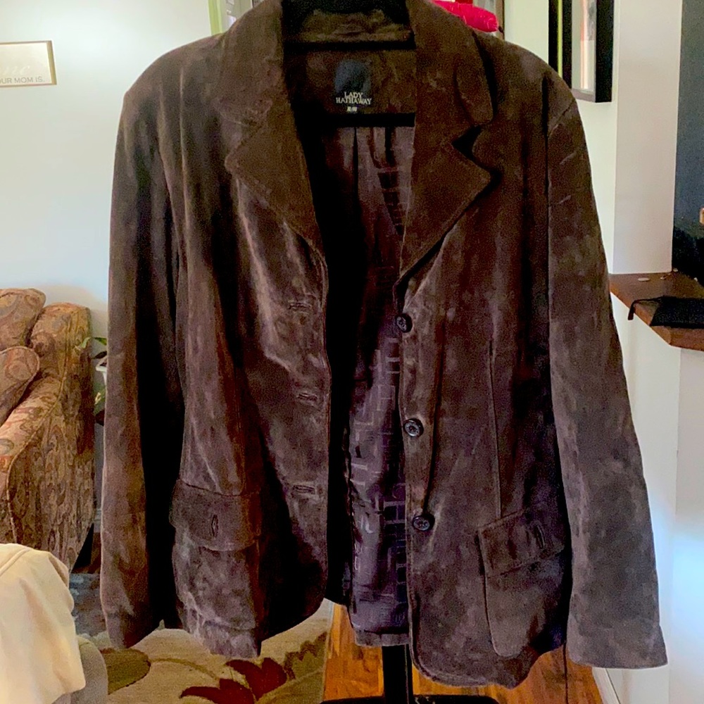 Lady Hathaway Suede Blazer